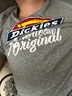 dickies 纯棉短袖T恤男 情侣男女同款 印花休闲百搭上衣7087 中羽灰 XL 实拍图