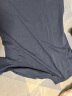 AK ARMY 春夏款短袖t恤男士休闲百搭纯棉圆领T恤打底衫 海军蓝 L（140-155斤） 实拍图