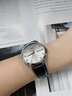 爱沃驰商场同款情侣手表专柜防水钢带瑞士腕表机械男女表情人节七夕礼物 爱沃驰-512-皮带灰面情侣 实拍图