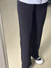 俞兆林女装 休闲裤女显瘦西装裤子烟管裤直筒长裤女 YW23K59 黑色 L 实拍图