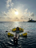 swimbobo户外水上成人小孩充气躺椅游泳圈浮床戏水浮力板 靠背网兜浮排 实拍图