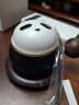 苏氏陶瓷（SUSHI CERAMICS）熊猫茶水分离办公茶格杯咖啡杯（黑） 实拍图