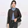 雅鹿2026新款轻薄羽绒服内胆女短款内搭无领秋冬时尚排骨百搭外穿外套 黑色 2XL 推荐130-140斤 实拍图