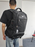 回力旅行背包男大容量双肩包户外出差17英寸电脑包登山旅游行李书包 黑色特大号【80L大容量可登机】 容量 实拍图