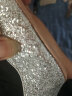 麦潮尚公主鞋成人18岁成人礼女生高跟鞋银色水晶女细跟 银色 6CMcm 37 晒单实拍图