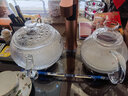 佰宝918全自动上水加水电热水壶玻璃智能恒温煮水泡茶壶家用专用一体烧水壶电茶炉功夫茶具茶盘电茶壶 1L 玫瑰金 实拍图