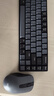 联想（Lenovo）小新K1S 轻音无线键鼠套装 68键 双色键帽多快捷键 果冻触感机械回弹 3档DPI windows通用 暮霭灰 实拍图