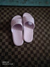 惠夫人夏季浴室拖鞋居家防滑男女士情侣静音洗澡家居室内凉拖鞋 纯彩(桔色) 38-39码(适合37-38码穿) 实拍图