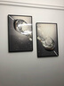 瑞尚（RUISHANG） 餐厅装饰画现代简约静物壁画北欧轻奢饭厅餐桌背景墙挂画 美好酒杯 40*60CM【铝合金框+晶瓷面】 实拍图