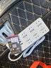 艾联涂鸦智能插排手机wifi远程开关定时鱼缸水族箱接线板插座电量统计 USB 白色1.5米六位智能插排 实拍图