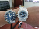 卡西欧（CASIO）Baby-g女表防震防水双显石英表多功能时尚运动学生礼物推荐 清爽蓝白BA-110XBE-7A 实拍图