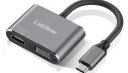 连拓 Type-C扩展坞USB-C转HDMI/VGA转换器4K苹果电脑MacBook拓展iPad/iPhone15连接华为平板电视转接头 实拍图