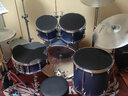 斗牛士（Bullfighter）架子鼓消音垫减震爵士鼓隔音鼓垫静音垫橡胶哑鼓垫5鼓3镲 新款橡胶静音垫（黑色） 实拍图