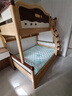 林氏家居全实木上下床上下铺儿童床双层子母床高低床加宽双人LH064A1可选 上下床可拆分|原木色|全套组合 1.35x1.9米 实拍图