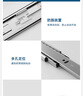 DTC东泰抽屉轨道滑轨三节轨反弹走珠导轨45mm 镀锌蓝 18寸-450mm（一副2条装） 实拍图