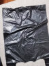 恒澍 手提垃圾袋 背心式黑色塑料袋厨房卫生间垃圾桶厨余袋子 100个-32*52cm 特厚 实拍图