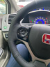 奥迈尔 本田十代思域手缝真皮方向盘套 CRV 冠道思铂睿URV凌派杰德雅阁奥德赛艾力绅汽车改装把套 黑皮黑线 实拍图