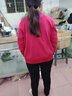 邦奥瑞达中老年运动套装女春秋妈妈春装三件套大码中年妇女晨练运动服外套 3929酒红（春秋款） XL（建议105-120斤） 实拍图