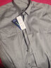 凡客诚品衬衫男长袖免烫男商务正装棉质80支提花条格衬衫 白色 44 实拍图