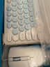 爱国者（aigo）AK200天空蓝 键鼠套装 有线键鼠套装 复古圆形键帽  USB即插即用 商务办公 笔记本台式通用 实拍图