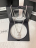 AHK26字母钛钢项链男女士百搭潮流情侣吊坠纪念日生日礼物送男女朋友 潮流满钻项链 【Z】+品牌礼盒 实拍图