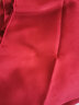 浪莎吊带睡裙女性感薄款蕾丝冰丝高级感家居服仿真丝带胸垫纯欲风长袖睡袍睡衣 魅惑红 XXL(130-150斤） 实拍图
