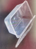优奥 一次性四格饭盒长方形透明高档塑料快餐盒【1000ML/150只装带盖】加厚外卖打包盒子商用团餐环保可微波 实拍图