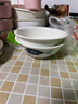 2个汤古大碗创意家用陶瓷汤碗可爱吃泡面碗大号个性微波炉专用碗 2个8英寸汤古(子母鱼) 实拍图