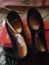 老北京布鞋女工作鞋休闲鞋酒店服务员黑色上班鞋舞蹈鞋妈妈鞋汉烟儿 4厘米松糕 36 实拍图