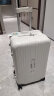 大嘴猴（Paul Frank）超大容量行李箱女拉链密码拉杆箱网红男轻音万向轮旅行箱学生皮箱 乳白色/加大加宽/抑菌款 26英寸 实拍图