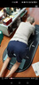 乔森四轮健腹轮自动回弹家用智能肘撑男士腹肌轮带辅助练腹肌健身器材 黑武士-限定超跑健腹轮+加厚跪垫+暴汗腰带 实拍图