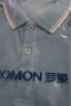 罗蒙（ROMON）两件装短袖t恤男翻领夏季新款冰丝透气polo领打底男士商务体恤衫 藏青+豆绿 XL 实拍图