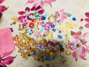 三爱树脂彩色混色福袋扣子混装儿童手工钮扣花diy纽扣画创意材料包 木头系 实拍图