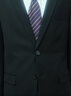 HAIPAIHAOYU西服套装男士修身商务正装西装面试职业装套西伴郎服新郎结婚礼服 A版黑色二扣【西服+西裤】 3XL (185) 实拍图