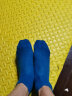 赛乐（ZEALWOOD） 户外袜徒步袜登山袜快干吸湿排汗功能袜运动袜男女椰碳系列 Active黑蓝色 M(39-42) 实拍图