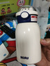 CTRLEND儿童保温杯带吸管小学生水杯幼儿园防摔杯抱抱星球大容量饮用水杯 星际蓝吸管保温杯 500ml 500ml 实拍图