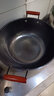 欧乐菲双耳铁锅铸铁炒锅无涂层不易粘圆底炒菜锅加深加大防锈炖锅40cm 精铸铁炖炒锅 40cm 实拍图