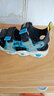 巴布豆（BOBDOG）童鞋男童包头凉鞋夏季新款女童软底透气儿童鞋 黑/星空蓝 26 适合脚长16.1cm 实拍图