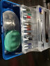马利(Marie's)高级水彩颜料盒装12色9ml+16件套+工具箱 艺术家水彩画颜料 便携铝管专业水彩绘画套装W-6012 实拍图