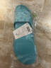 维布伦（VEBLEN）防滑拖鞋女外穿夏季印花室内居家软底凉拖鞋厚底浴室洗澡凉拖女款 69223山茶花松石绿 36-37 实拍图