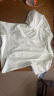 茵曼（INMAN）100%纯棉开叉短款气质白T恤2024夏女装新款简约休闲宽松短袖上衣 云朵白 M 晒单实拍图
