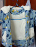 童泰秋冬季夹棉婴儿衣服3月-3岁宝宝对开棉服上衣加厚外套 蓝色 80cm 晒单实拍图