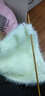衣织都绣 凤羽毛线团绒毛线粗围巾外套马甲长毛线珊瑚绒毛巾儿童宝宝毛线 02奶黄 实拍图
