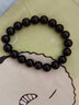 百老石 天然彩虹眼黑曜石手链 8mm--14mm 时尚男女款手串 配鉴定证书 彩虹眼黑曜石手链( 10mm ) 实拍图