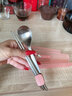 嘉际 便携式餐具筷子勺子三件套装小学生不锈钢儿童收纳盒可爱TT1 西柚粉（不锈钢筷） 实拍图