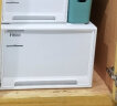 TENMA 日本天马抽屉式收纳箱桌面收纳盒衣服玩具整理箱可叠加组合柜 45正方深型(宽45*深45*高30cm) 中国制造-mono白系列 实拍图