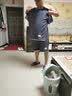 短袖T恤套装男华夫格短袖短裤男女情侣套装青少年运动服男士套装夏季休闲帅气薄款夏天男生学生版一套衣服 TZ9051灰色套装 37 2XL 140斤-155斤 实拍图