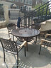 莫 家户外烧烤桌椅铸铝庭院休闲bbq烧烤架家用木炭烧烤炉 【电烤】4张拉菲椅+110cm烧烤桌 实拍图