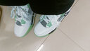 佐馆气垫篮球鞋秋冬季男女学生老爹鞋加绒加厚情侣板鞋增高厚底运动鞋 9001白绿 37 实拍图
