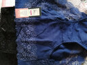 安の约安约 4条装中腰纯棉内裤女 全棉底裆大码蕾丝花边蝴蝶结三角裤 G盒【藏青+灰色+气质灰+黑色】 XL 实拍图